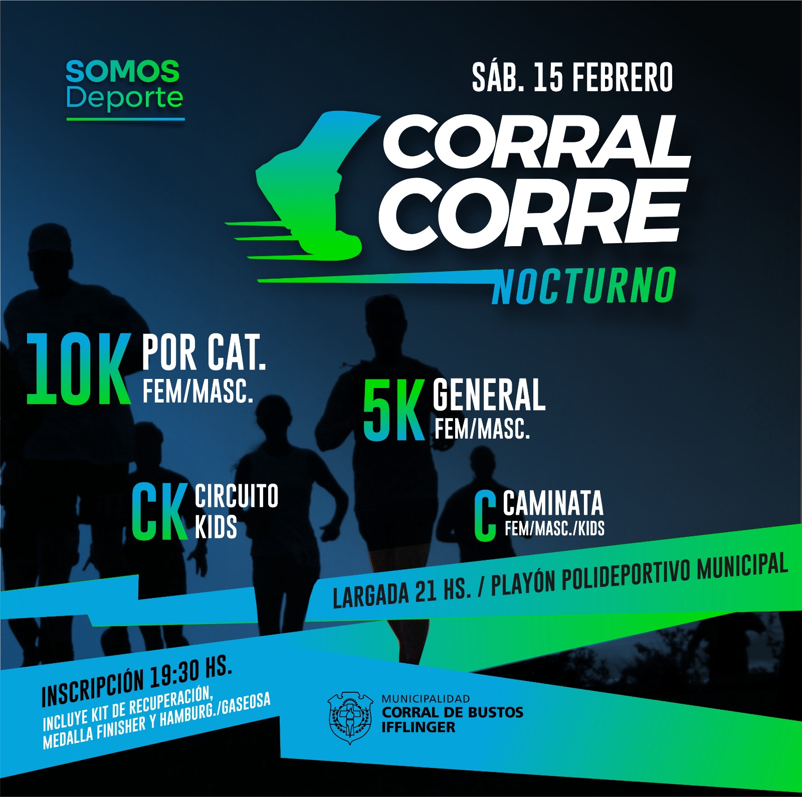 Imagen del evento Corral Corre - Fecha 1 Camp. Sudeste 2025